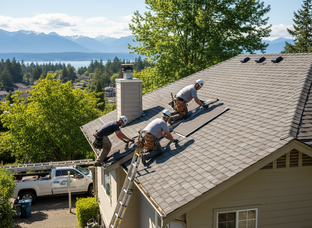 roof repair in Fairhaven, WA