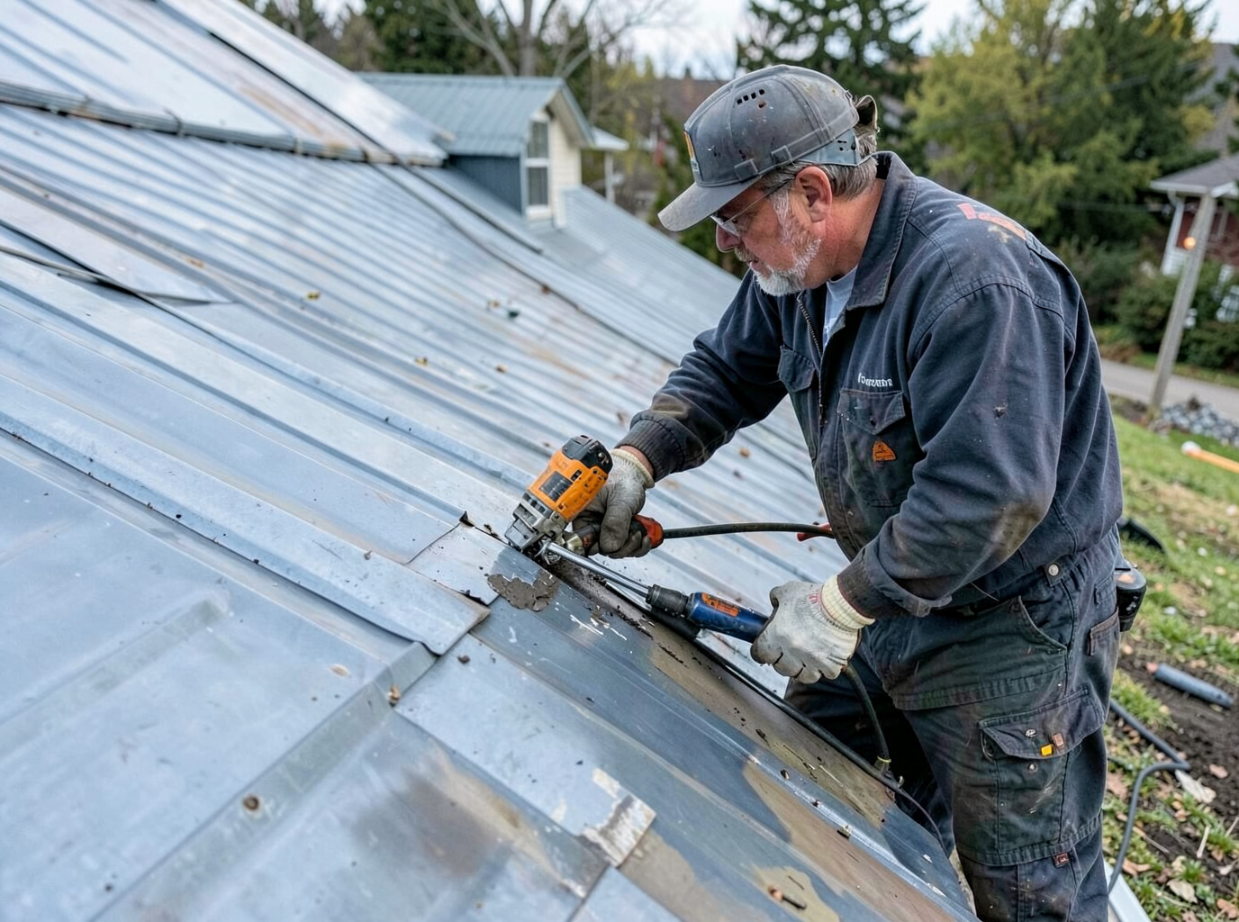 Metal Roof Leak Repair in Bellingham