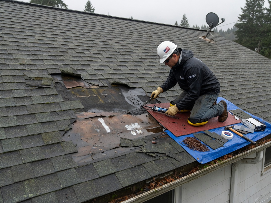 roof repair in Sehome, WA