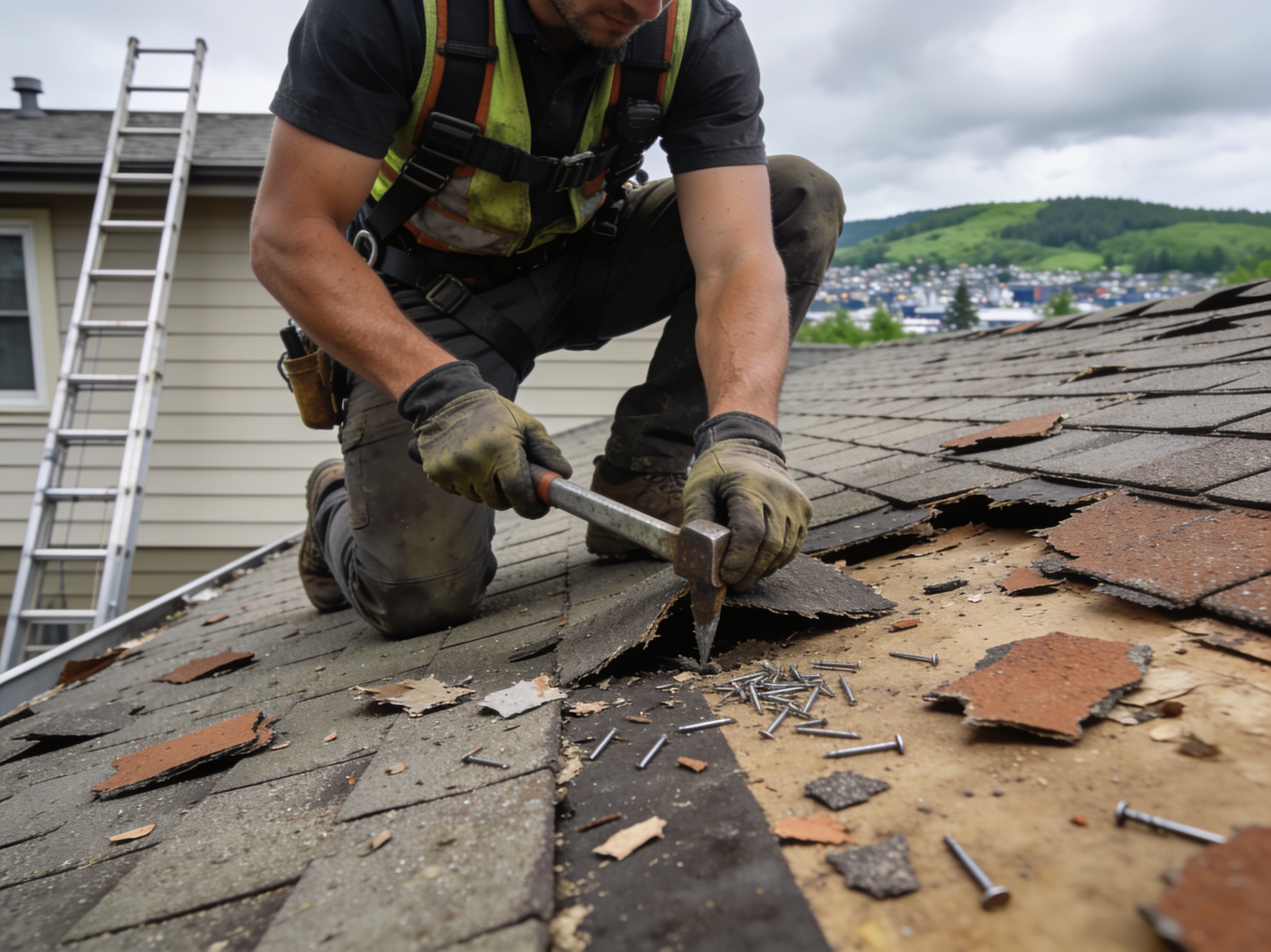 Storm Damage Roof Repair in Bellingham